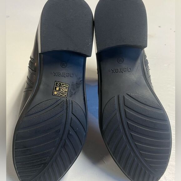 Aetrex Womens Kaitlyn Leather Round Toe Ankle Fashion Boots, Black, Size 36 - Picture 11 of 16